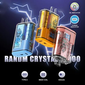 RandM Crystal 12000 Suihketta Kertakäyttöinen Sähkötupakka