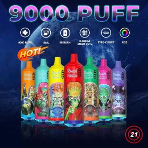 RandM Tornado 9000 Suihketta Kertakäyttöinen Sähkötupakka