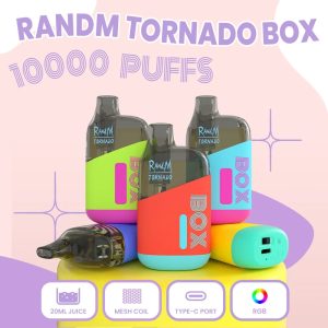 RandM Tornado Box 10000 Suihketta Kertakäyttöinen Sähkötupakka