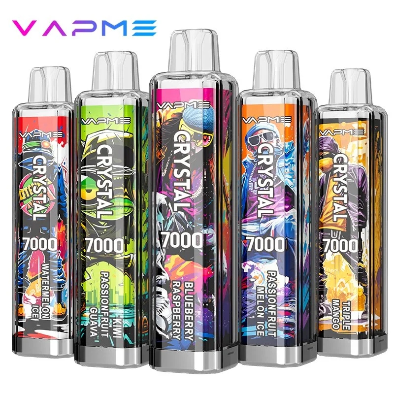 Vapme Crystal 7000 Suihketta Kertakäyttöinen Sähkötupakka