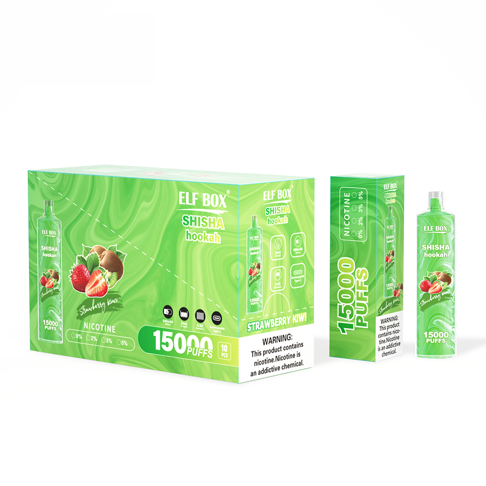 ELF BOX LS15000 Shisha Hookah 15000 Suihketta Kertakäyttöinen Sähkötupakka