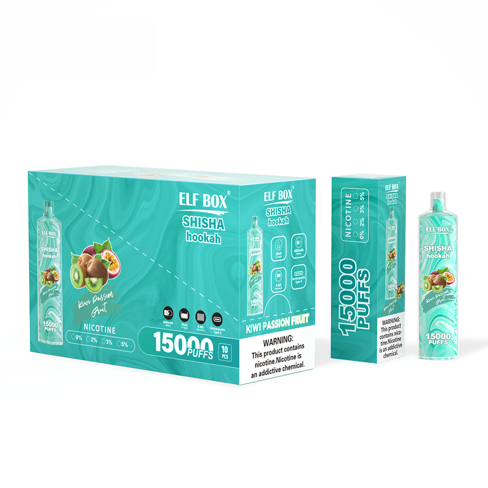 ELF BOX LS15000 Shisha Hookah 15000 Suihketta Kertakäyttöinen Sähkötupakka